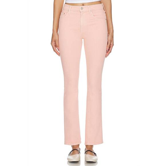 MOTHER Denim - NEW MOTHER the insider hover jean in peach